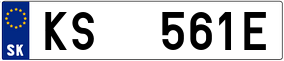 Truck License Plate